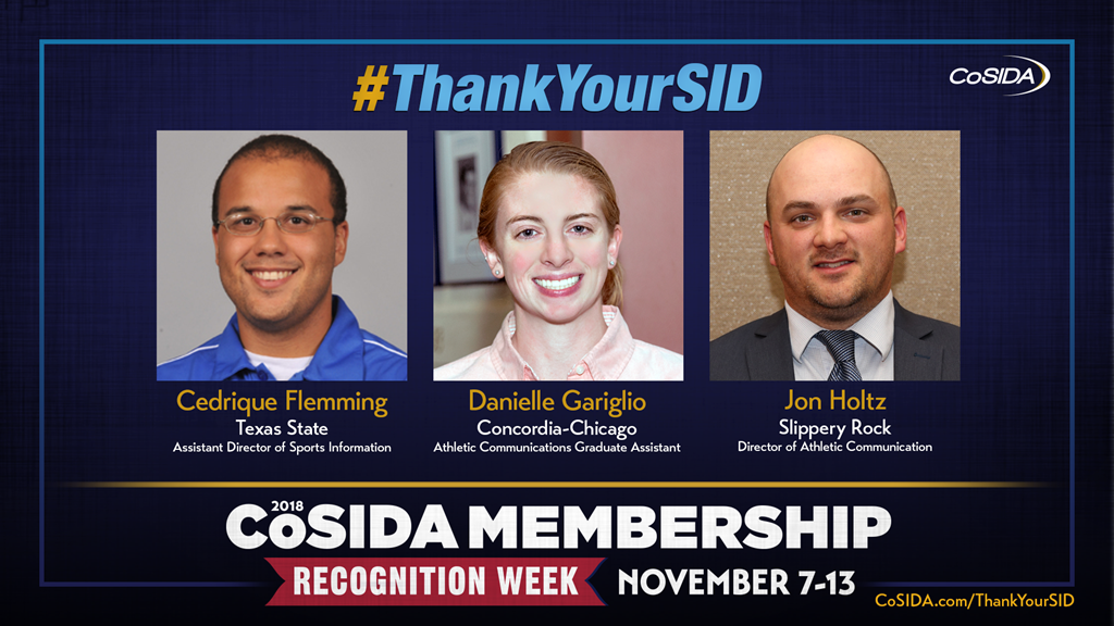 CoSIDA Member Profile: Cedrique Flemming – Texas State Assistant Director of Sports Information